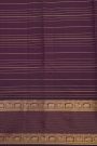 Kancheepuram Silk Yellow Colour Saree With Zari Checks And Gap Border