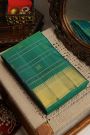 Kancheepuram Silk Dual Colour Saree Zari Lines Body Self Border