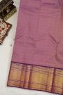 Kancheepuram Silk Baby Pink Saree Zari Checks Body Contrast Border