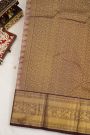 Kancheepuram Silk Pink Saree Zari Lines Body Contrast Border