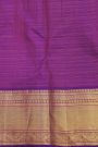 Kancheepuram Silk Sky Blue Saree With Zari Checks Body Contrast Border