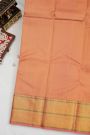 Kancheepuram Silk Lavender Saree With Zari Lines Body Contrast Border