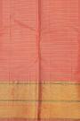 Kancheepuram Silk Lavender Saree With Zari Lines Body Contrast Border