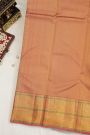 Kancheepuram Silk Sky Blue Saree With Zari Lines Body Contrast Border
