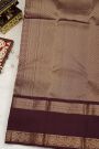 Kancheepuram Silk Dual Colour Saree With Zari Checks Body Contrast Border