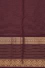 Kancheepuram Silk Dual Colour Saree With Zari Checks Body Contrast Border