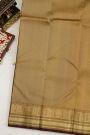 Kancheepruam Silk Black Colour Saree With Zari Checks Body Traditional Gap Border