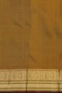 Kancheepruam Silk Black Colour Saree With Zari Checks Body Traditional Gap Border