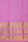 Kancheepuram Silk Lavender Saree With Zari Checks Body Self Border