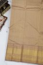 Kancheepuram Silk Mauve Saree With Checks Body Self Border