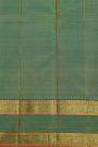 Kancheepuram Silk Peach Saree With Buttis Body Elephants Border