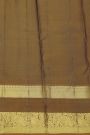 Kancheepuram Silk Purple Saree With Peacocks And Elephant Body Gap Border