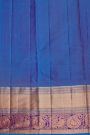 Kancheepuram Silk Purple Saree With Floral Brocade Pallu