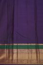 Kancheepuram Silk Mehendi Green Saree With Floral Brocade Pallu