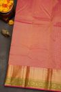 Kancheepuram Silk Mustard Saree With Floral Brocade Pallu