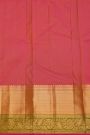 Kancheepuram Silk Mustard Saree With Floral Brocade Pallu