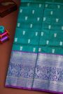 Venkatagiri Silk Peacock Green Saree