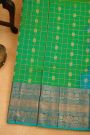 Kuppadam Sico Parrot Green Saree