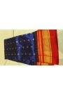 Narayanpet Silk Navy Blue Saree