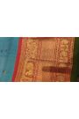 Gadwal Silk Sky Blue Saree