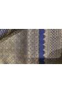 Gadwal Silk Dual Colour Saree With Diamond Zari Contrast Border