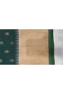 Gadwal Silk Bottle Green Saree