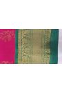 Gadwal Silk Rani Pink Saree