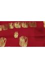Mysore Crepe Maroon Saree