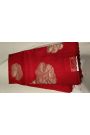 Fancy Organza Red Saree