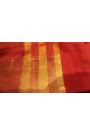 Gadwal Silk Sea Blue Saree With Plain Checks Border