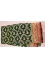 Kaddi Georgette Bottle Green Saree