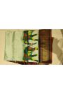 Ikat Silk Sea Green Saree