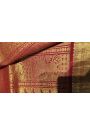 Kalamkari Silk Multi Colour Saree With Diamonds Zari Border