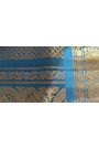 Gadwal Silk Navy Blue Saree