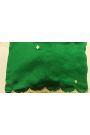 Fancy Tussar Bottle Green Saree