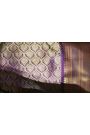 Kancheepuram Silk Parrot Green Saree With Zari Lines Body Contrast Border