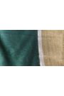 Chanderi Sico Bottle Green Saree
