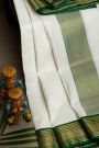 Kancheepuram Silk Off White Dhoti
