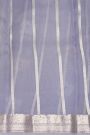 Designer Organza Grey Saree