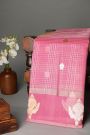 Designer Organza Light Pink Saree