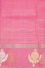Designer Organza Light Pink Saree