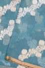 Designer Organza Teal Blue Saree
