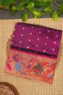 Paithani Weaving Silk Deep Magenta Saree
