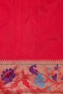 Paithani Weaving Silk Deep Magenta Saree