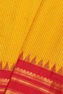Gadwal Silk Yellow Saree