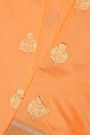 Chanderi Sico Peach Saree