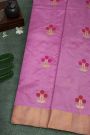 Chanderi Silk Lilac Saree