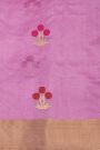Chanderi Silk Lilac Saree