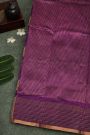 Chanderi Silk Purple Saree