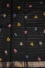 Matka Silk Black Saree